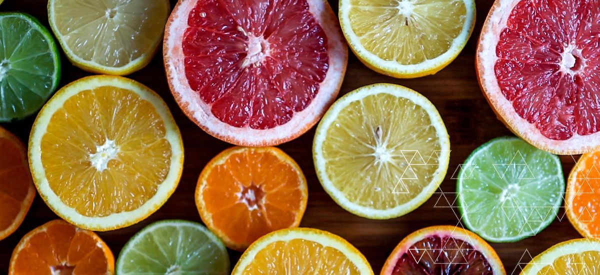 variety of citrus fruits